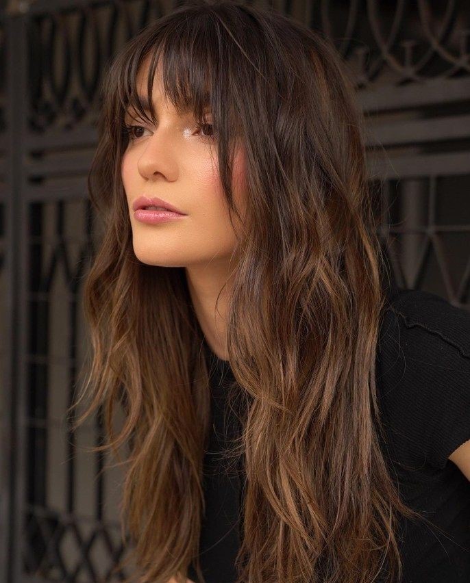 tipos de franja para rosto quadrado