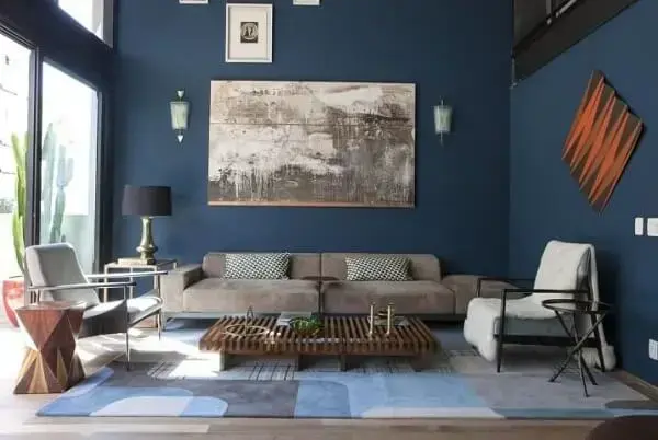 Guia Completo: Como Combinar Tons de Azul Escuro na Decoração