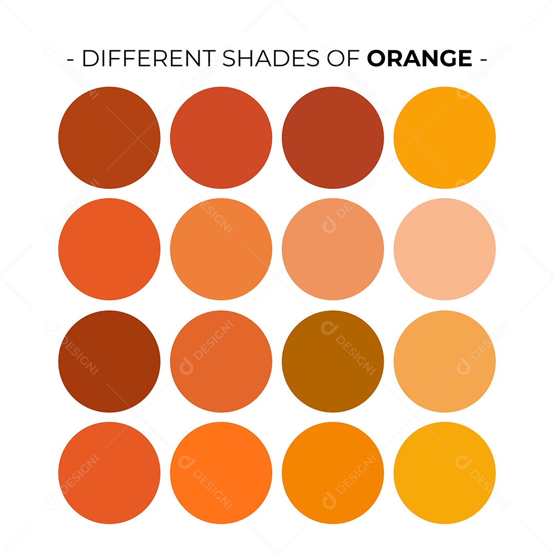 tons de laranja terrosos