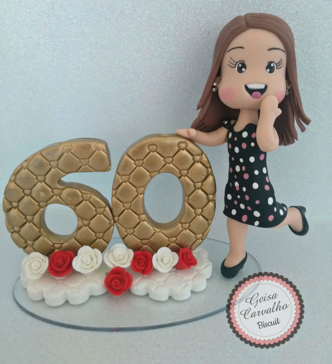 quanto custa um topo de bolo personalizado 60 anos