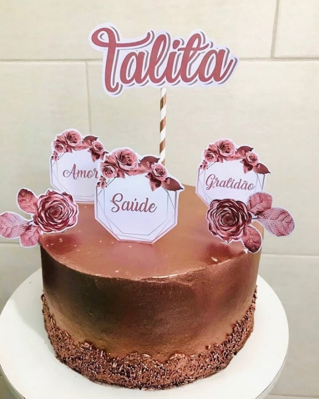 quanto custa topo de bolo feminino para imprimir