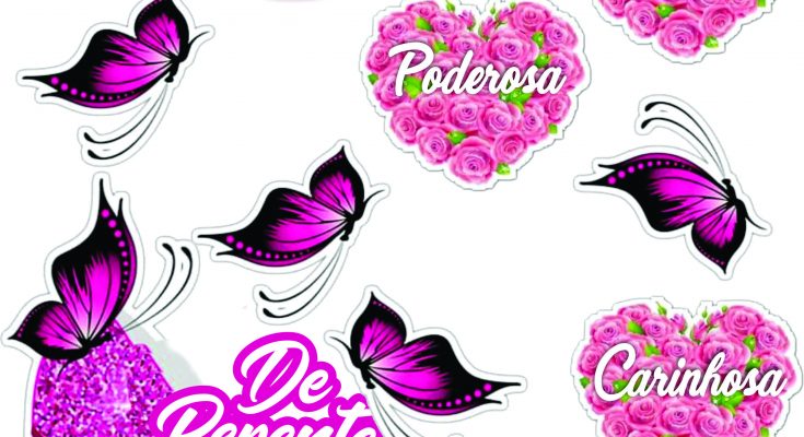 erros comuns ao imprimir topo de bolo feminino