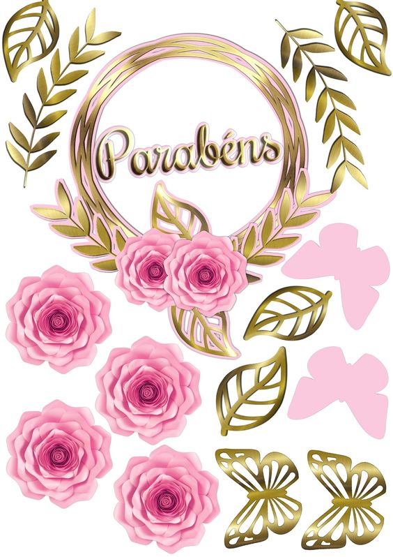 quanto custa topo de bolo feminino para imprimir