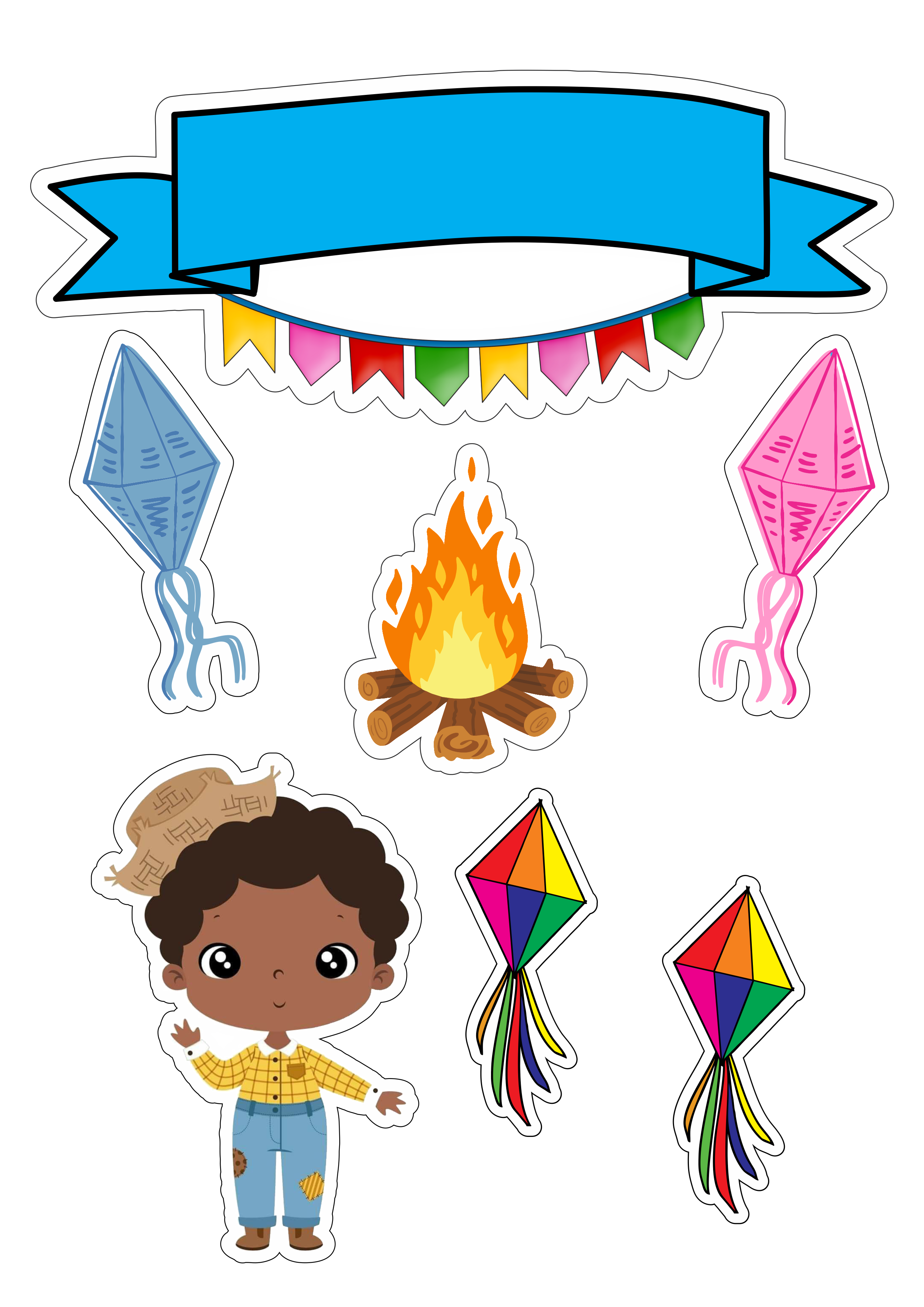 quanto custa para imprimir topo de bolo junino personalizado