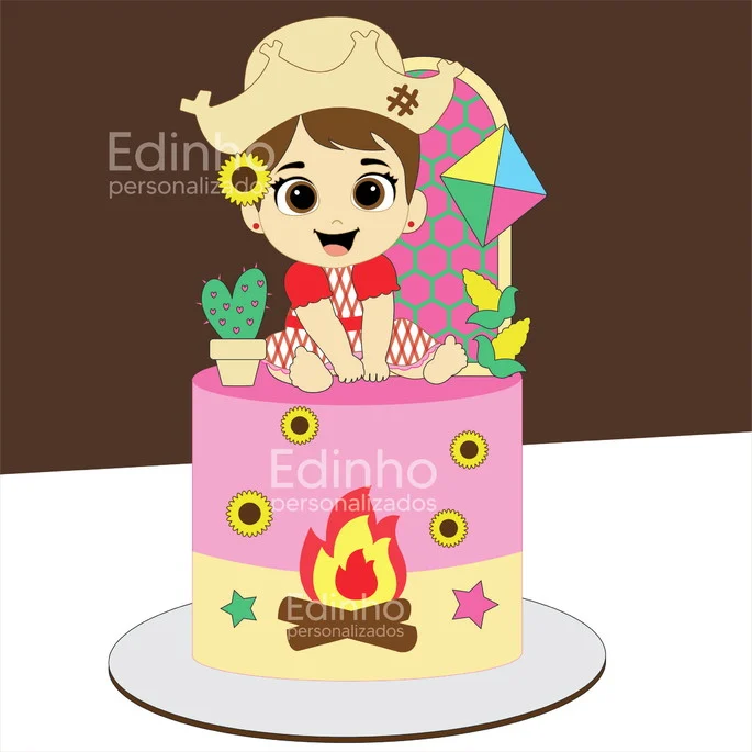 erros comuns ao imprimir topo de bolo junino