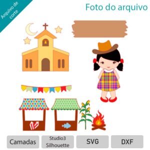 topo de bolo junino feminino vs masculino qual escolher