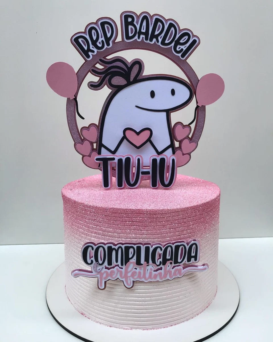 topper de bolo feminino aniversário