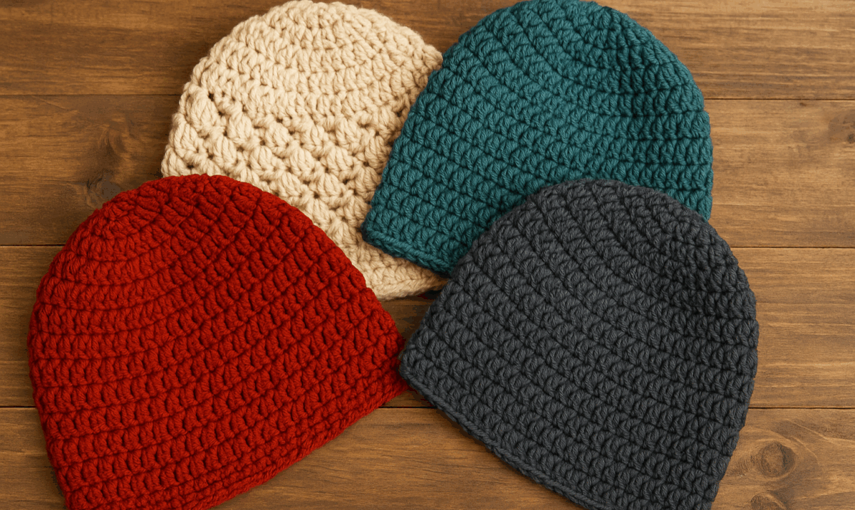 gorro de crochê