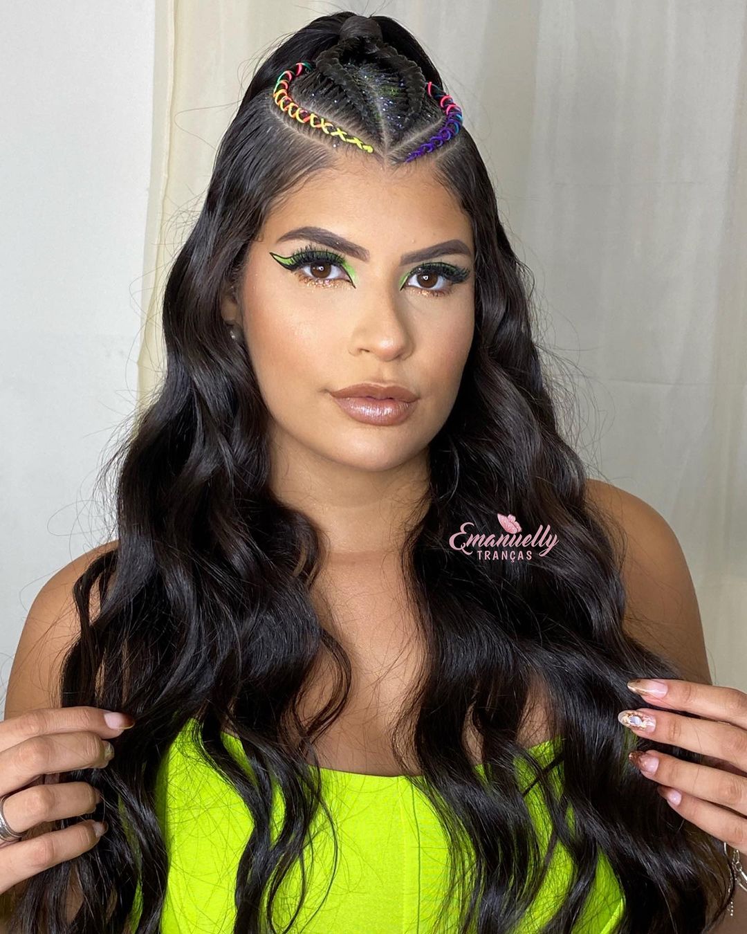 Tranças para cabelo liso