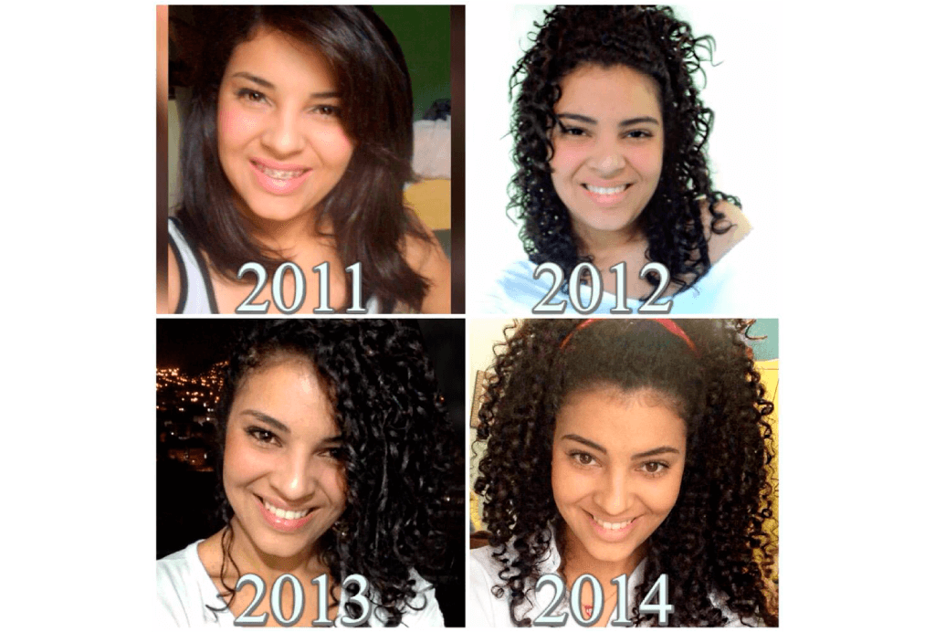 transição capilar antes durante e depois