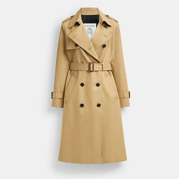 trench coat feminino bege