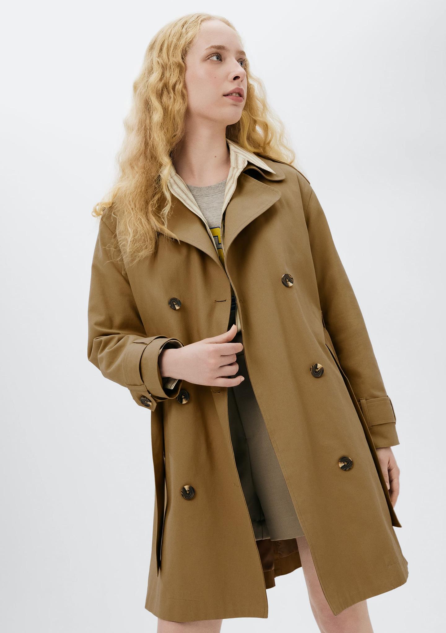 trench coat feminino couro