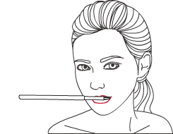 Desenhos Minimalistas: Explorando o Estilo Outline em Maquiagem