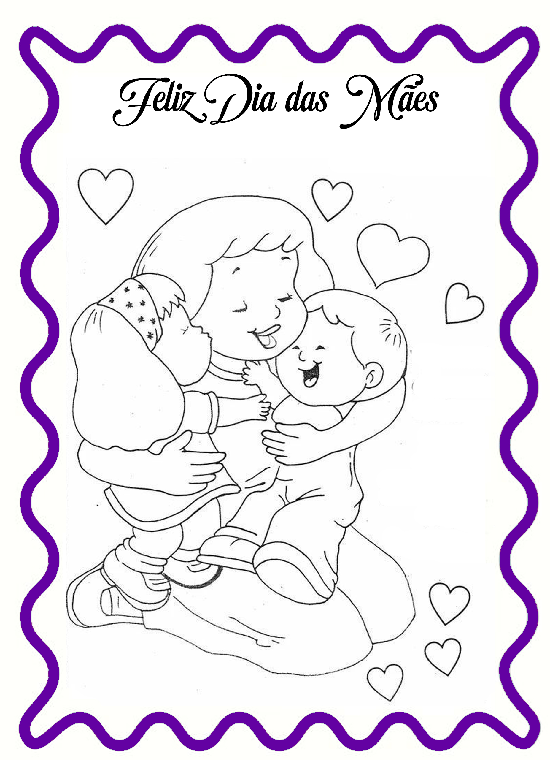 Desenhos para Colorir do Dia das Mães: Opções para Crianças