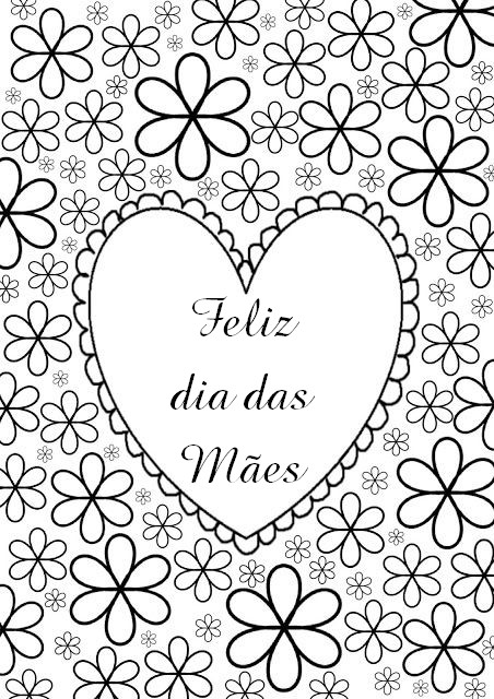 um desenho para o dia das mães