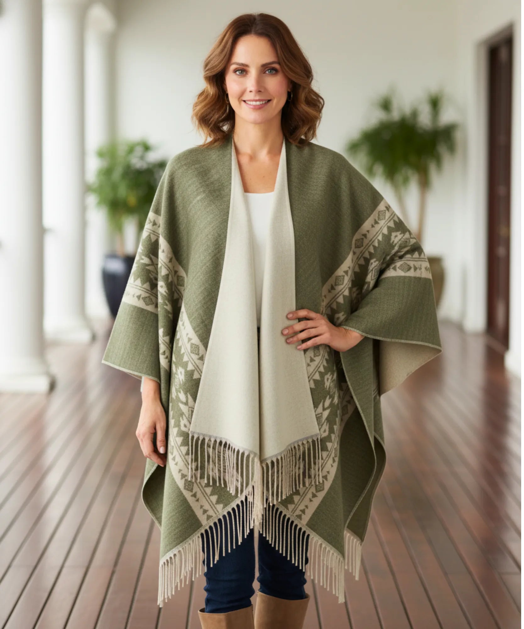 Poncho de Lã de Alpaca vs. Cashmere: Qual o Melhor para Você?