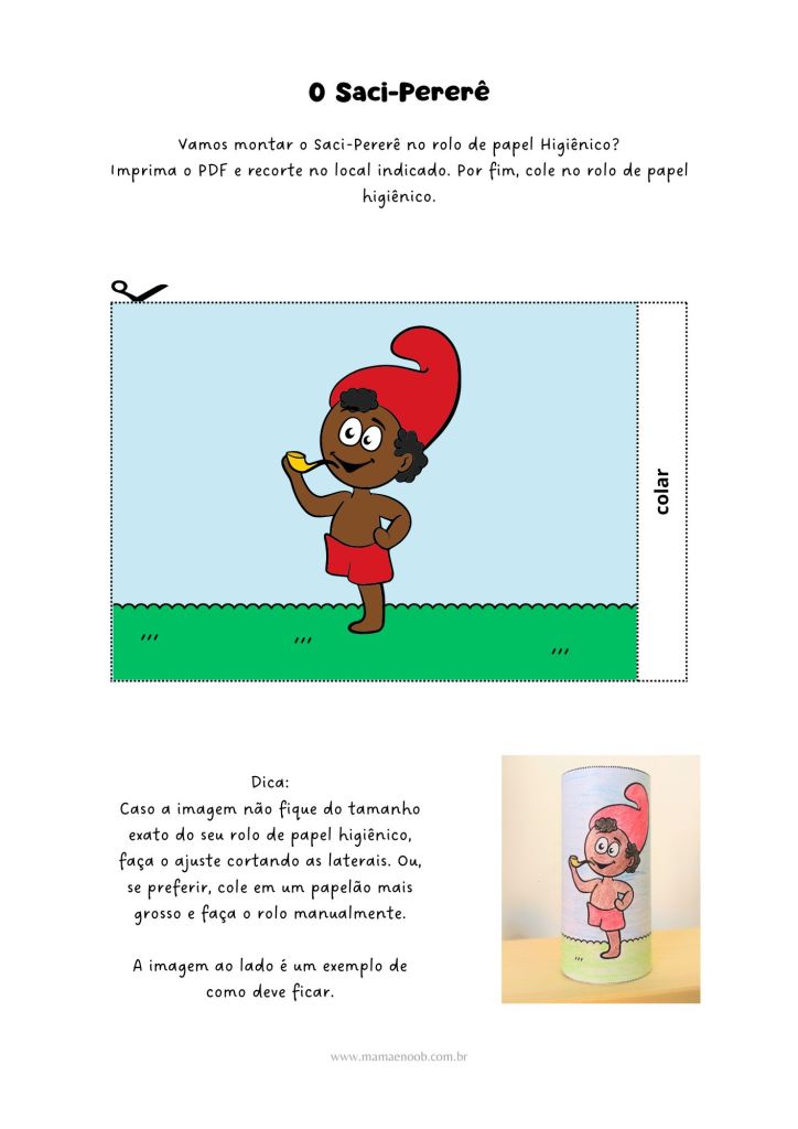 Atividades de folclore para educação infantil: Saci Pererê