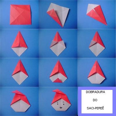 um saci perere com rolo de papel higienico