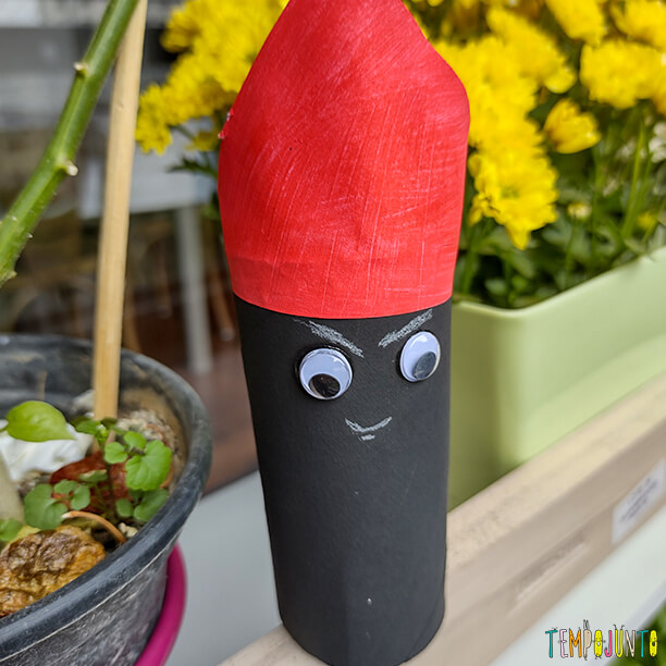 Ideias de artesanato com rolo de papel higiênico para crianças