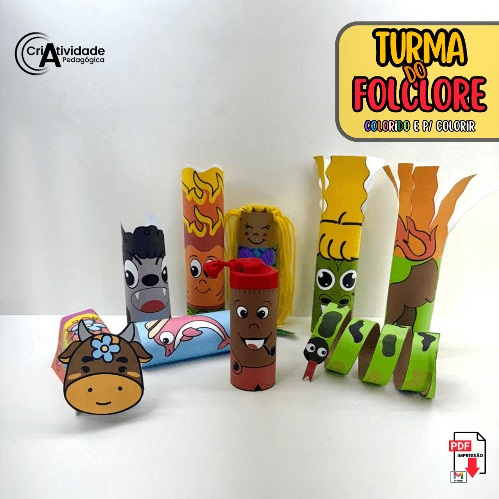 Ideias de artesanato com rolo de papel higiênico para crianças