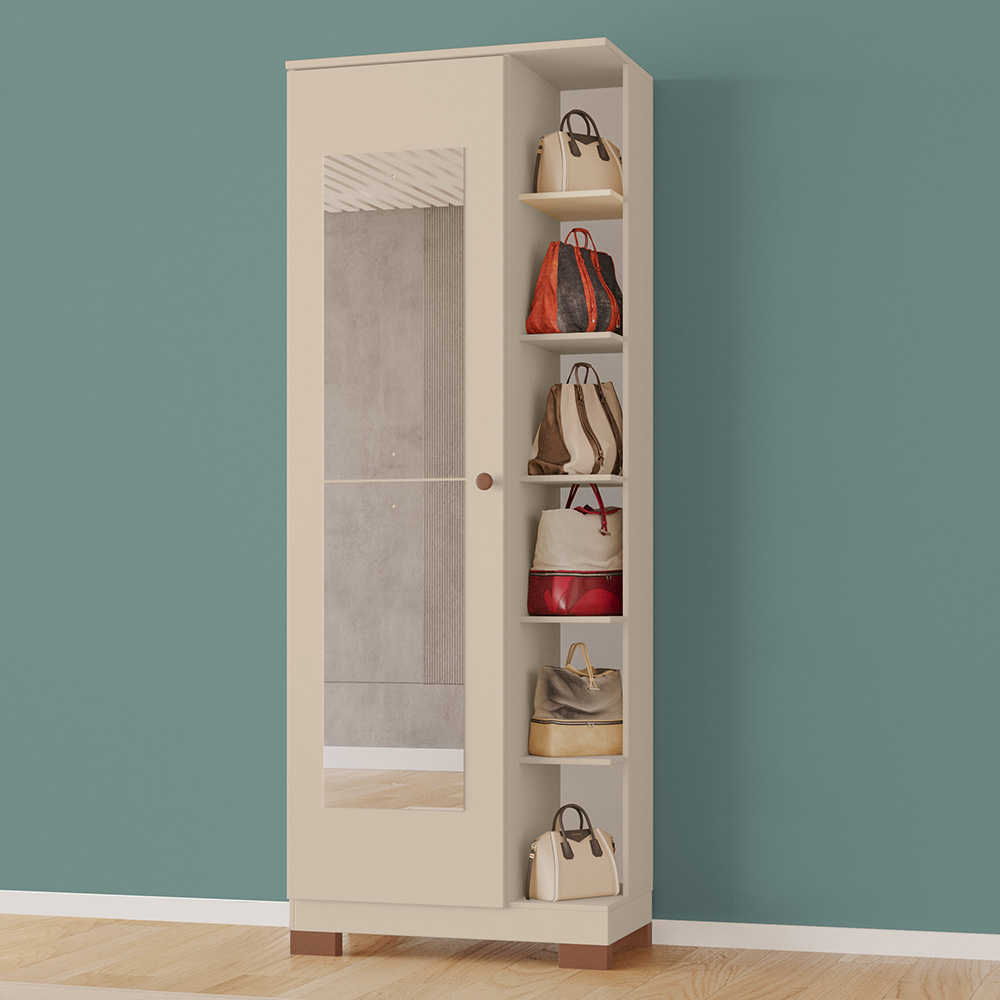 uma sapateira de mdf