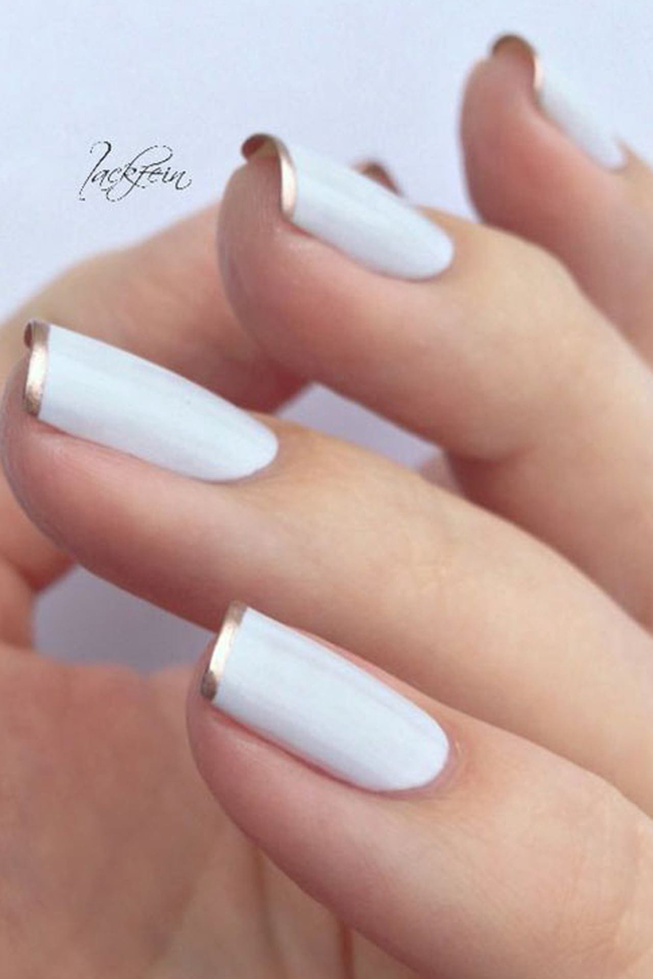 inspiração de unhas francesinhas para casamento