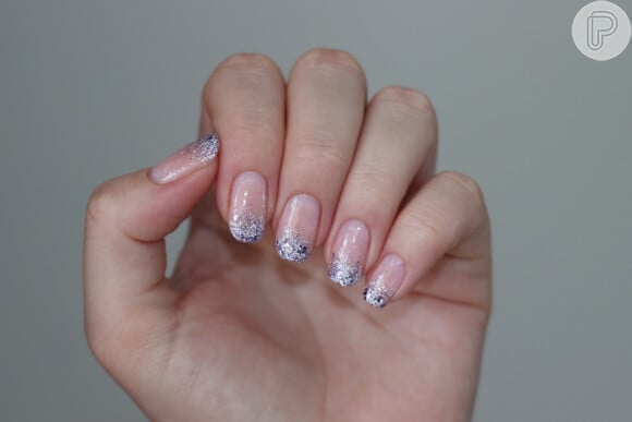 francesinha com glitter chunk