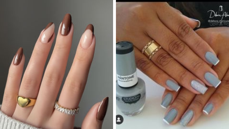 Inspirações de Unha Inglesinha: Do Clássico ao Futurista com Glitter