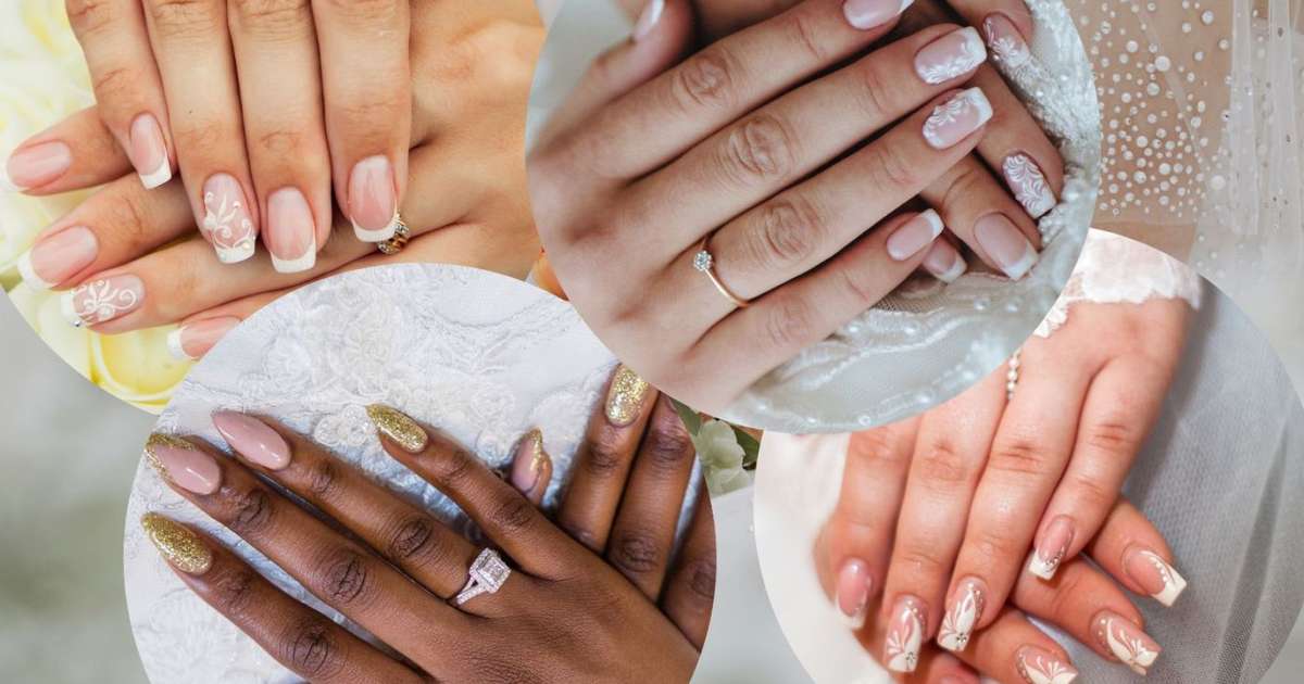 unha para o casamento de dia