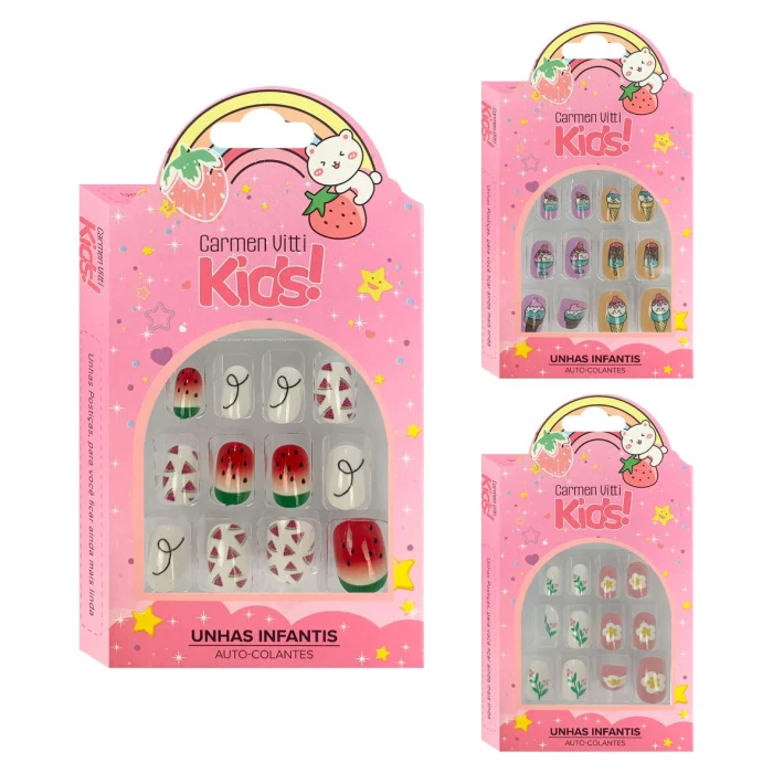 unha postiça decorada bailarina