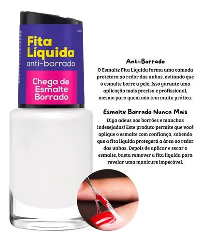 Fita líquida para unhas: O segredo para uma esmaltação sem borrões
