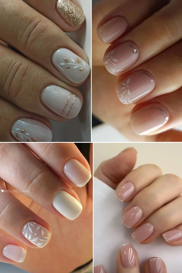 cores de esmalte para unhas curtas elegantes
