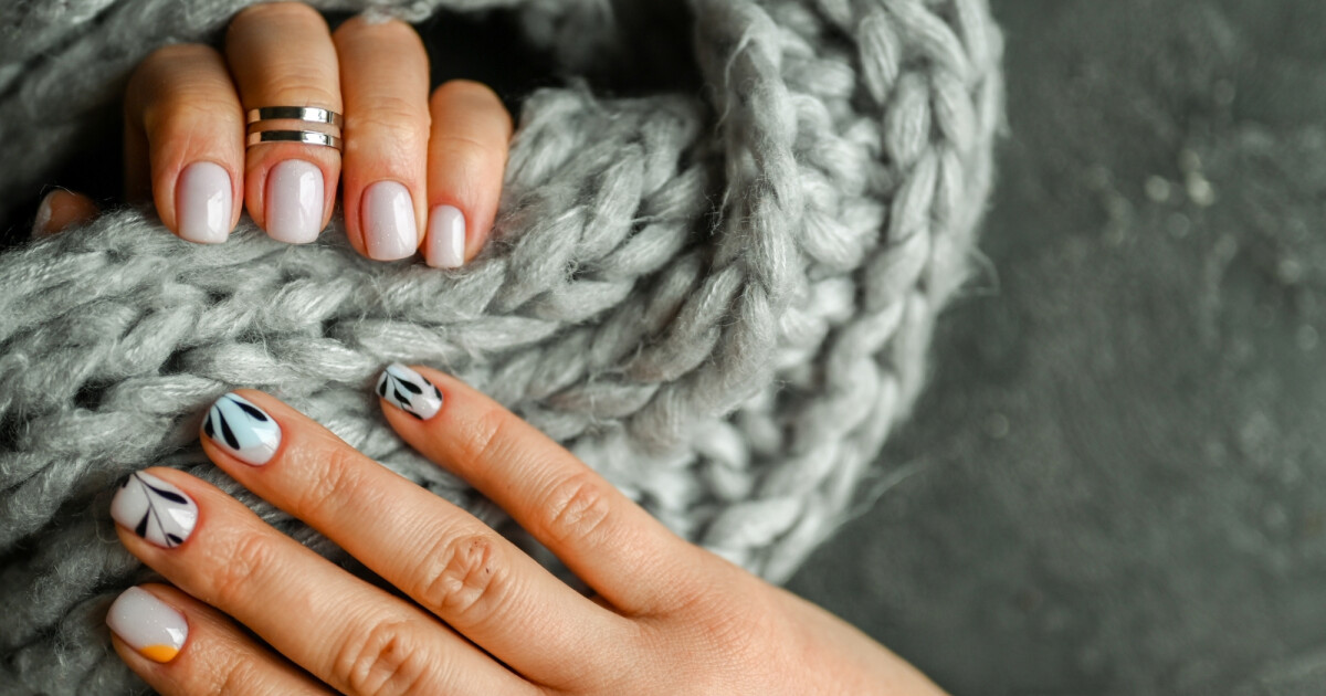 nail art para unhas curtas sofisticadas