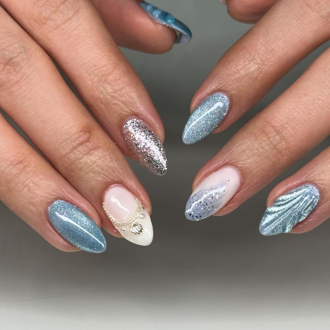 unhas de sereia