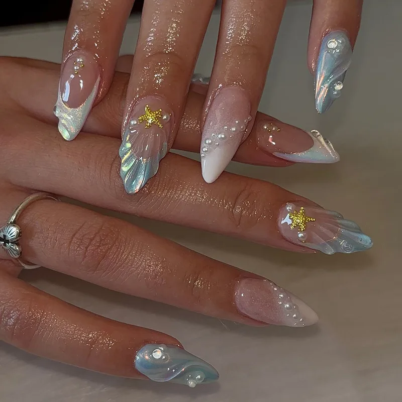 inspiração unhas de sereia para verão