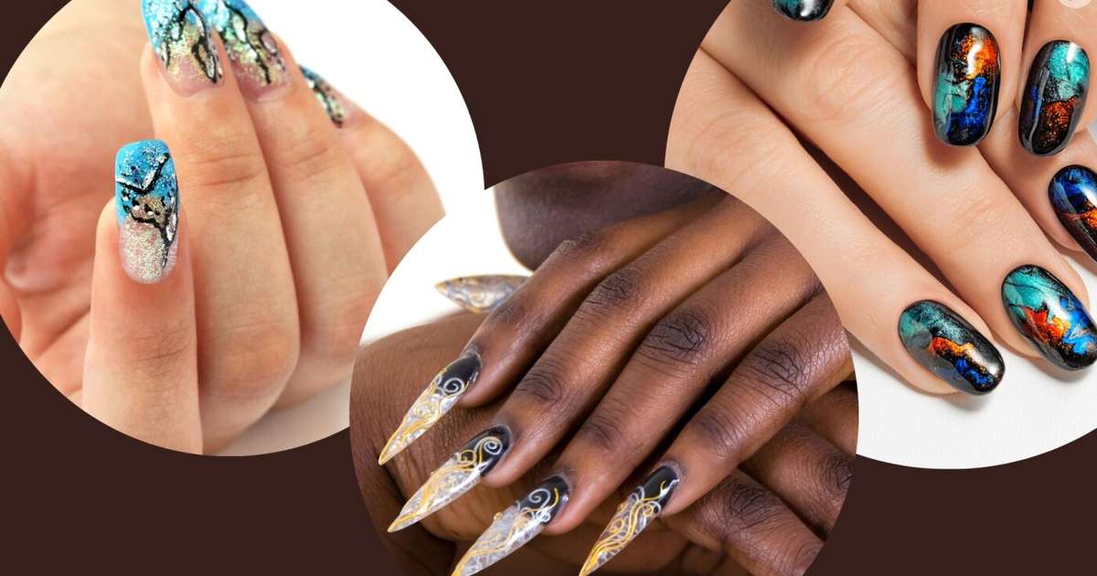Alongamento em Gel vs. Fibra de Vidro para Nail Arts Extravagantes
