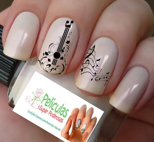 Guia Completo de Adesivos de Notas Musicais para Unhas
