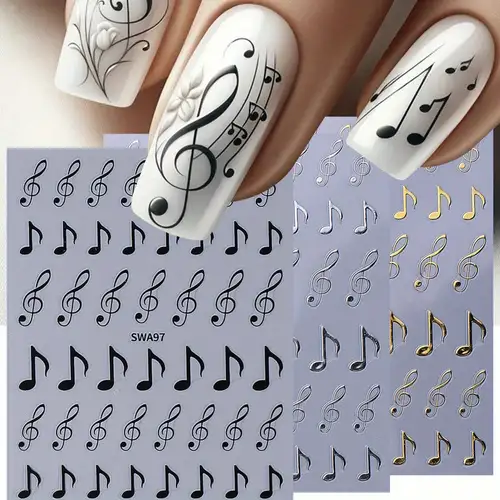 Top 10 Inspirações de Unhas com Tema Musical no Instagram