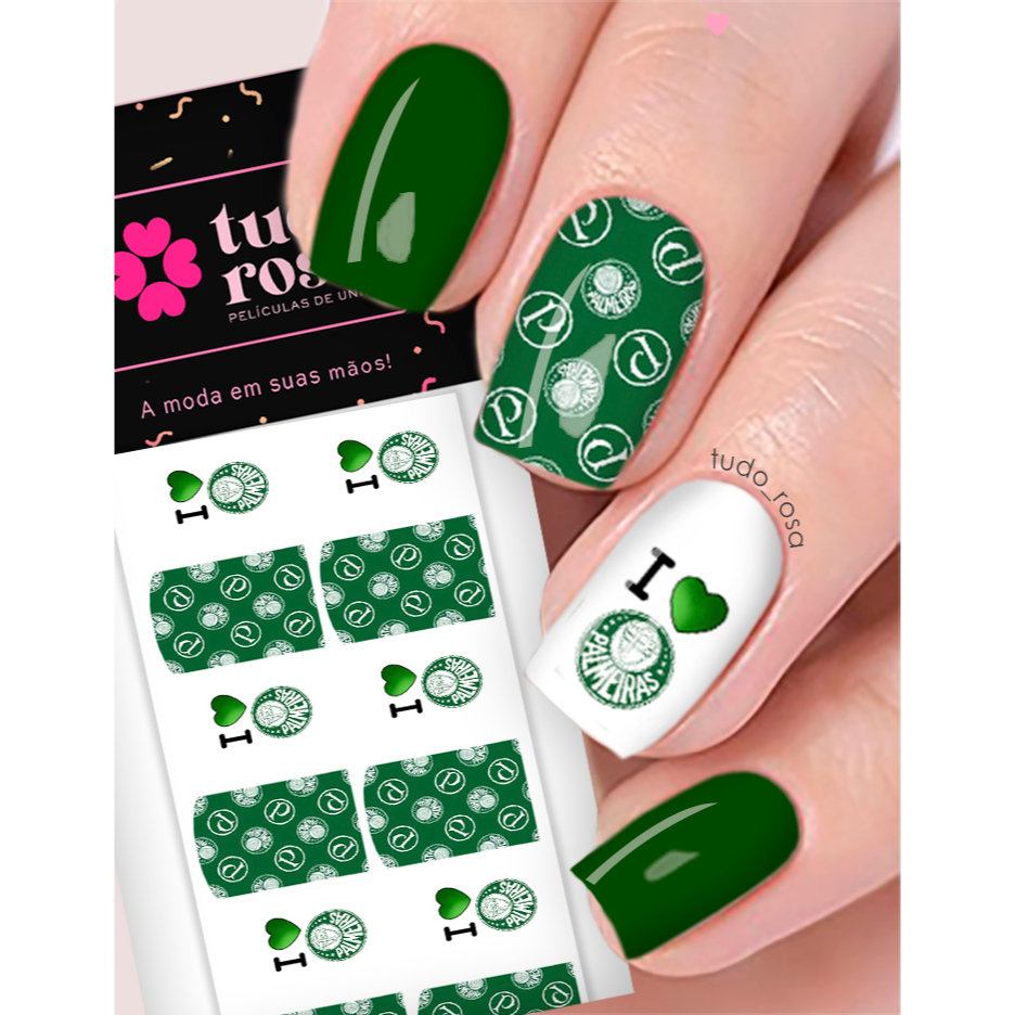 unhas decoradas palmeiras