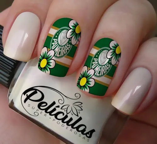Tutorial Completo: Como Fazer o Escudo do Palmeiras nas Unhas