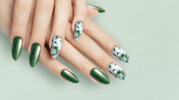 unhas decoradas palmeiras