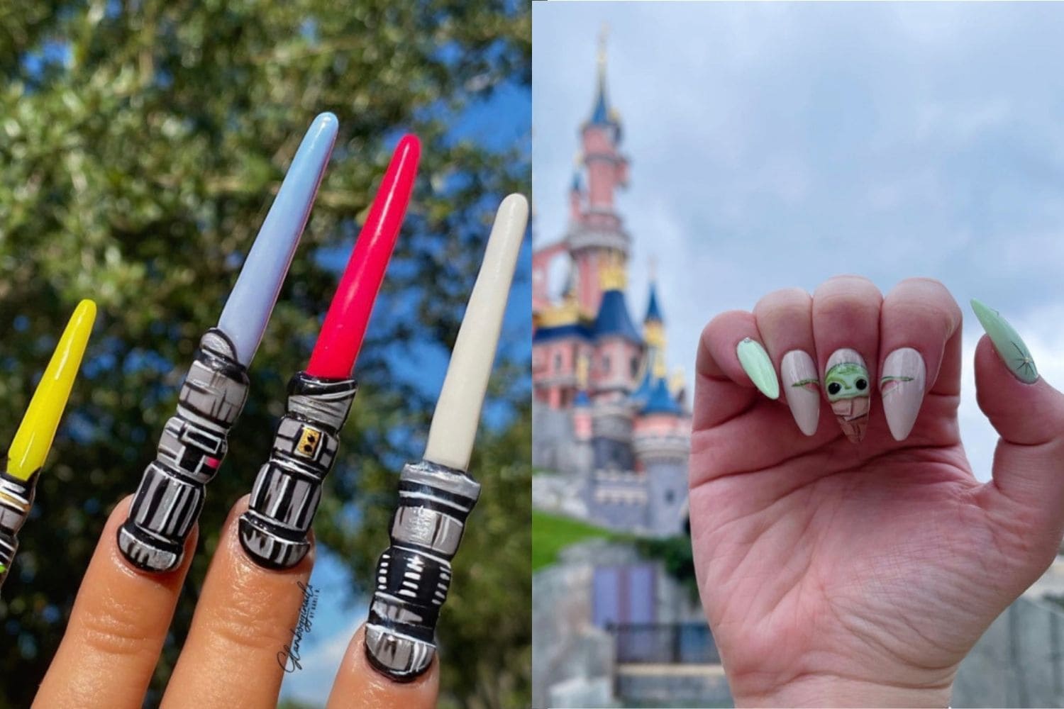unhas decoradas star wars