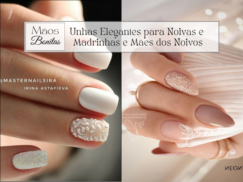 unhas de gel elegantes 2026