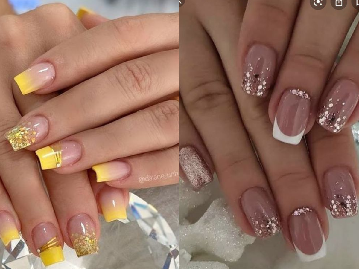 unhas francesinhas