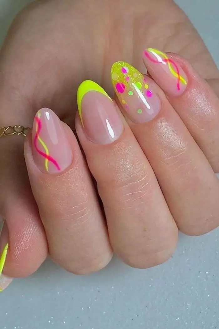 unhas inspiração carnaval