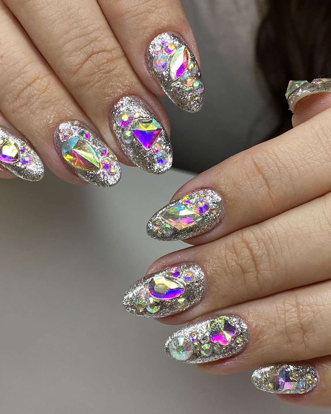 unhas para carnaval