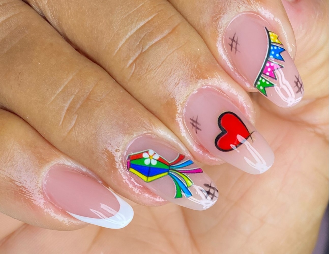 unhas para festas