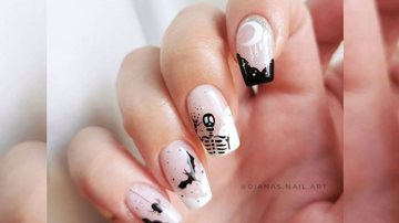 unhas para o halloween