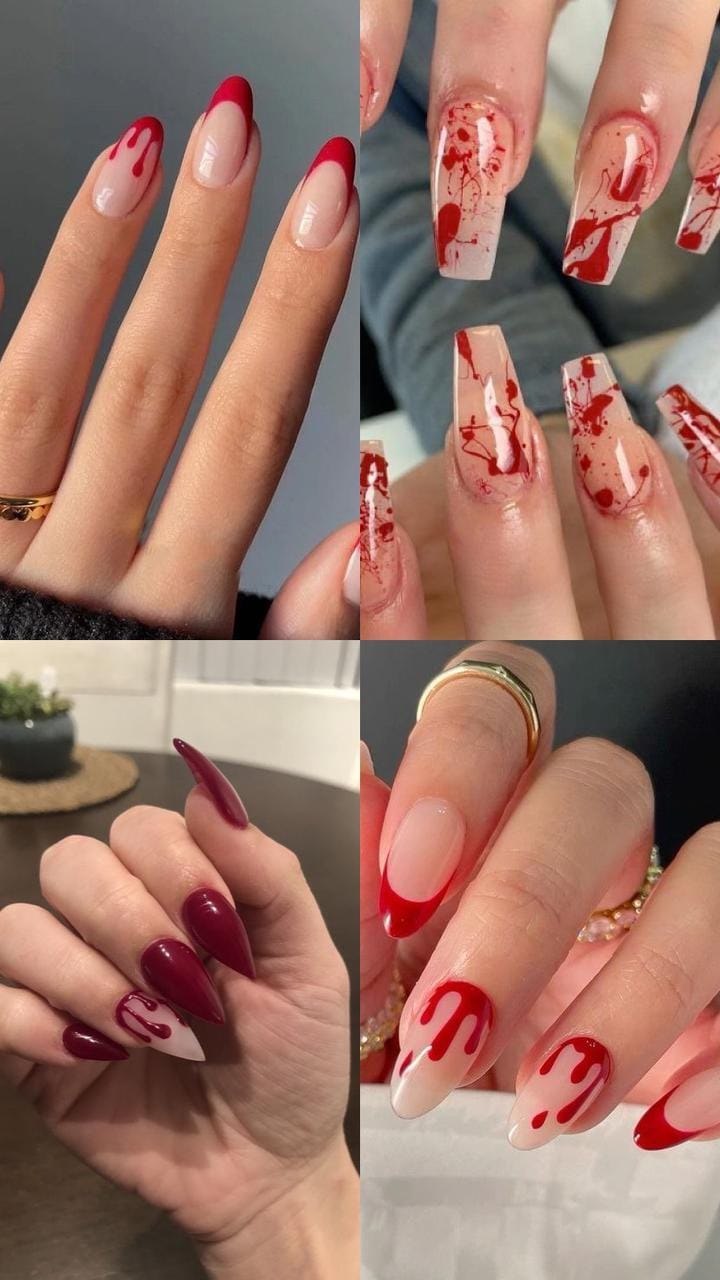 unhas para o halloween