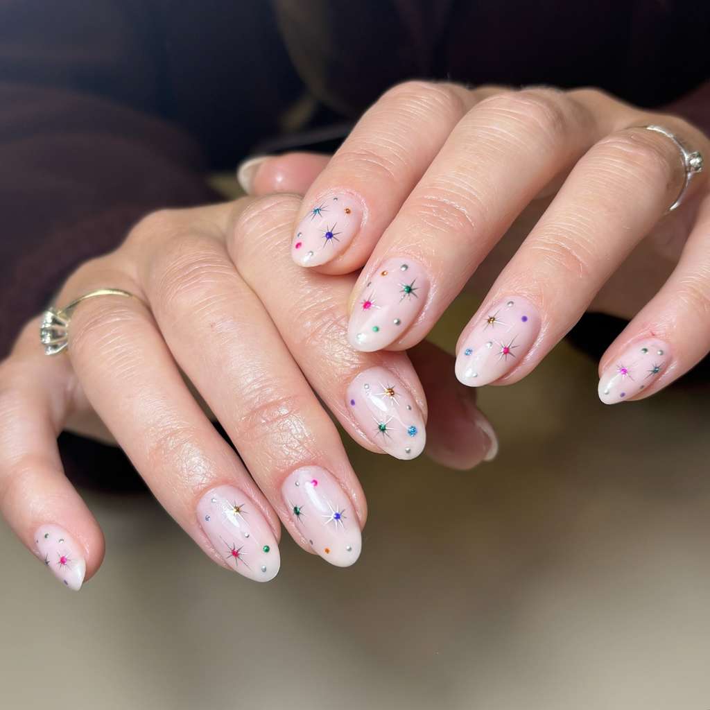 unhas elegantes fim de ano